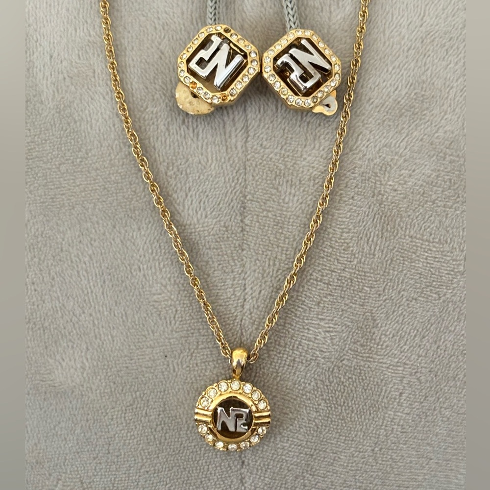 Nina Ricci Vintage Earrings and Necklace